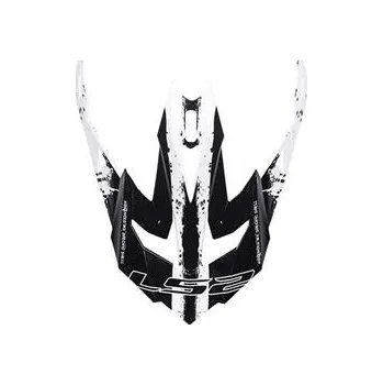 Auto-moto LS2 MX470 PEAK INTRUDER BLACK WHITE