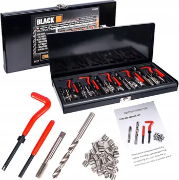 Závitořezný nástroj Black SADA NA OPRAVU ZÁVITU M5,M6,M8,M10,M12