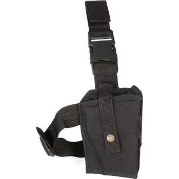 Sportovní střelba AS-Tex Stehenní pouzdro na pistoli s dvojitým jištěním Gen.2 - černé