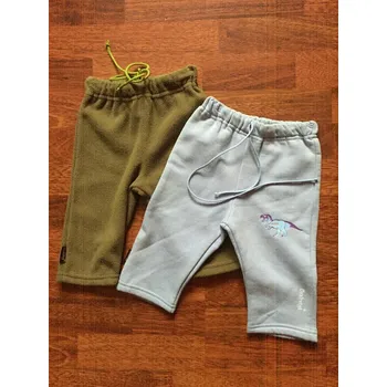 Kojenecké tepláčky velikost 74/80, velikost 74, Barva Světle modrá, Složení materiálu 100%polyester