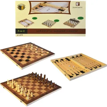 Desková hra Kamaro Šachy 3 v 1