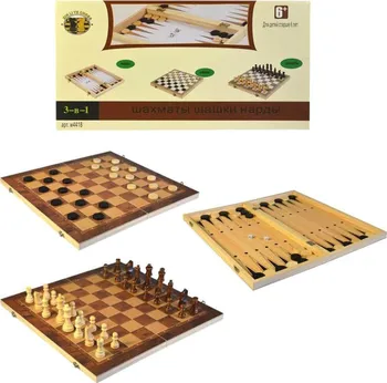 Desková hra Kamaro Šachy 3 v 1