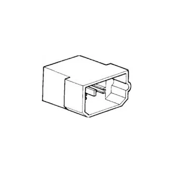 obal zástrčky s jazýčkem - 6,3 - 4 póly