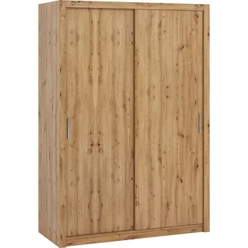Šatní skříň Posuvná skříň Kler SZ150 KE06, Barva: dub artisan MIRJAN 5903211011917