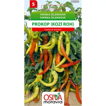 Semeno Osiva Moravia Paprika zeleninová pálivá Prokop 0,5 g