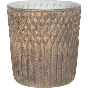 Svícen Skleněný svícen na čajovou svíčku Loring - Ø 9*8 cm