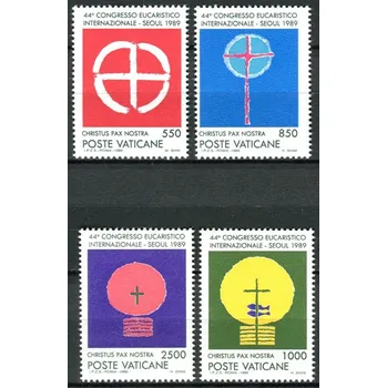 Poštovní známka (1989) MiNr. 984 - 987 ** - Vatikán - Mezinárodní eucharistický kongres, Soul