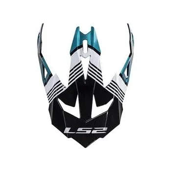 Auto-moto LS2 MX470 PEAK MAX BLACK TURQUOISE