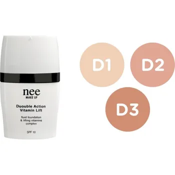 Make-up Nee Duouble Action Vitamin Lift Fluid Foundation&amp;Lifting - Tekutý make-up s liftingovým efektem D2 30ml