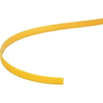 Organizace kabelů VELCRO Stahovací páska 10mm, suchý zip, 25m, žlutá (VEL-OW64104) - 25.16.6031
