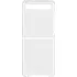 Pouzdro na mobilní telefon Samsung Clear Cover pro Samsung Galaxy Z Flip transparentní