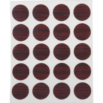 Vrut Krytka samolepicí 13mm 20ks - mahagon 988