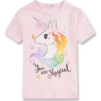 Chlapecké tričko Dívčí triko - KUGO KT9864, světlonce růžová Barva: Růžová, Velikost: 98