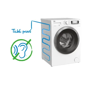 S-shape konstrukce Beko DPY 8506GXB1