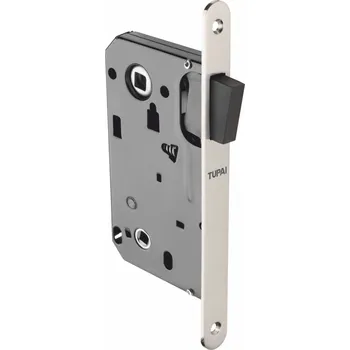 Dveřní kování TI - Magnetický zámek 2869 WC + protiplech Provedení: WC otvor, Povrch: ONS - Nikl broušený 8584138271638