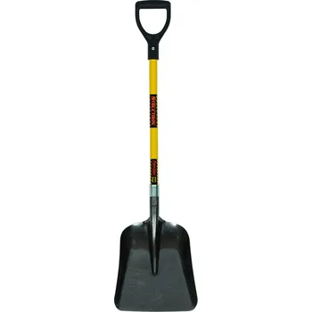 Lopata Krátká lopata široká S600 se sklolaminátovou násadou a D-GRIP úchytem