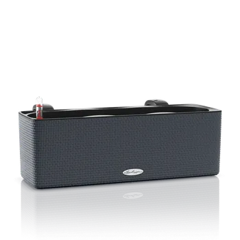 Květináč Lechuza Cube Color Triple (kompletní set) břidlicová