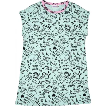 Dívčí noční košile Dívčí noční košile - Winkiki WJG 92621, zelinkavá Barva: Zelinkavá, Velikost: 128