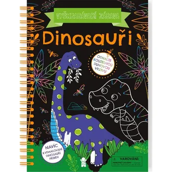 vyškrabávací obrázek Pikola Vyškrabávací zábava Dinosauři