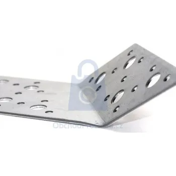 Tesařské kování Úhelník spojovací valby, zinkovaný 30-45° 120 x 80 Levý, balení 1 ks