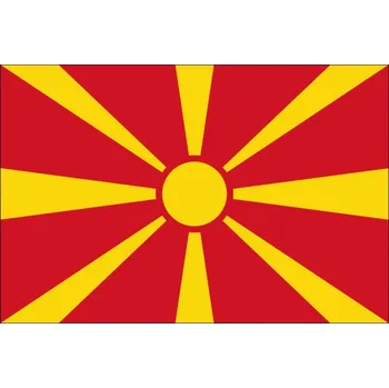 Vlajka Severní Makedonie stolní vlaječka 27815
