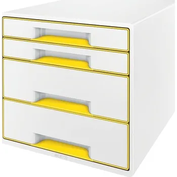 Archivační box Zásuvkový box WOW - žlutá / 2+2 zásuvky