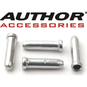 Lanko pro jízdní kolo AUTHOR Koncovka lanka ABS-Kl-D 1,6mm (500ks v bal) (stříbrná)