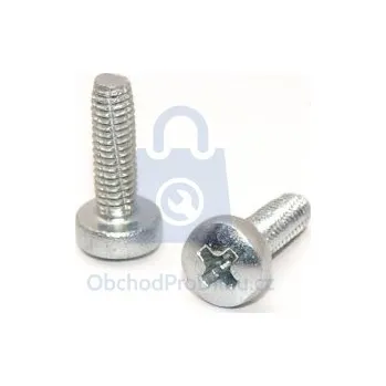 Šroub Šroub závitořezný s půlkulatou hlavou a PH drážkou, DIN 7516A, pozinkovaný 6 x 20, balení 500 ks