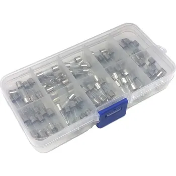 pojistka Sada skleněných trubičkových pojistek 5x20mm (100ks)