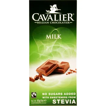 Čokoláda Cavalier Čokoláda mléčná se sladidly 85 g 