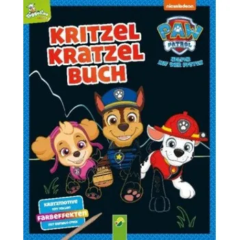 První čtění PAW Patrol Kritzel-Kratzel-Buch für Kinder ab 5 Jahren (DE)