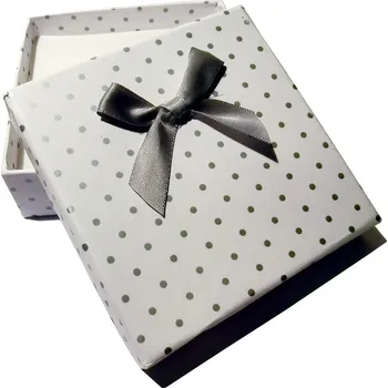 Dárková krabička Krabička bílá - 90x90x30mm