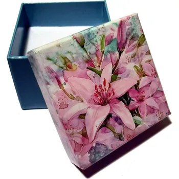 Dárková krabička Krabička lilie - 50x50x35mm