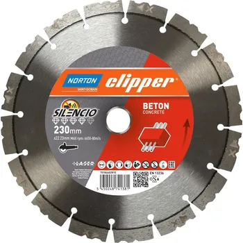 Řezný kotouč Norton Clipper Pro Beton Silencio 230 x 22,30 mm