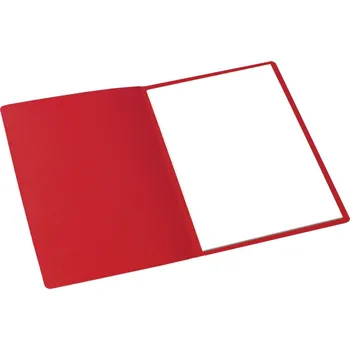 Odkládací mapa bez klopy A4 Classic 250, červená