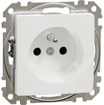 SDD111012 Zásuvka 230V 16A clonky bezšroubová, Bílá, Schneider electric