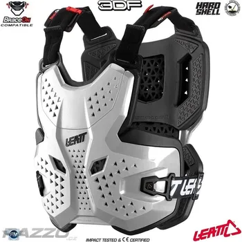 Chránič těla Chránič hrudi a zad Leatt 3.5 Chest Protector White L - XL