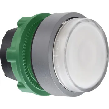 vypínač ZB5AWCUST05 Ovládací hlavice stiskací prosvětlená, lícující - bílá, Schneider Electric