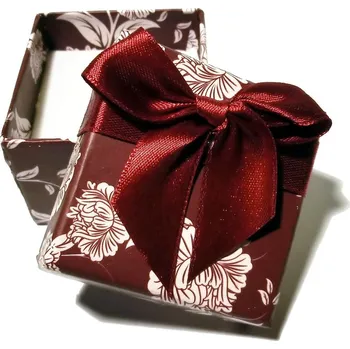 Dárková krabička Krabička bordó - 50x50x35mm