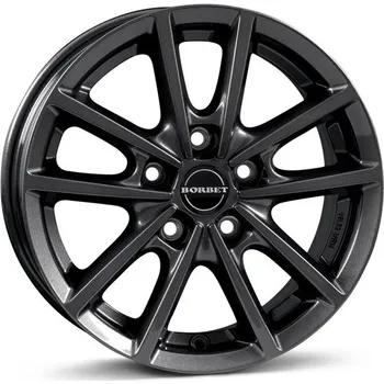 Alu kolo Alu disk Borbet W 7x17, 5x108, 72.5, ET50 mistral anthracite glossy