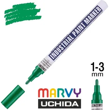 Popisovač DecoColor 221 - lakový, 1-2 mm zelený