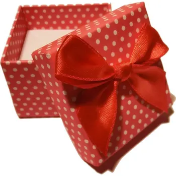 Dárková krabička Krabička červená - 50x50x35mm