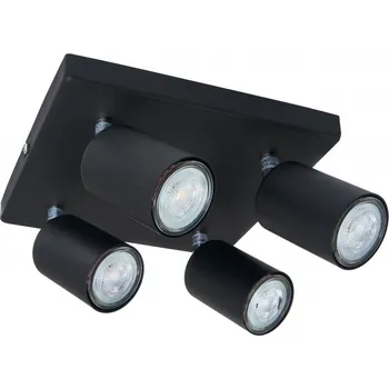 KOLORENO LED přisazené svítidlo, 4 x GU10, černá