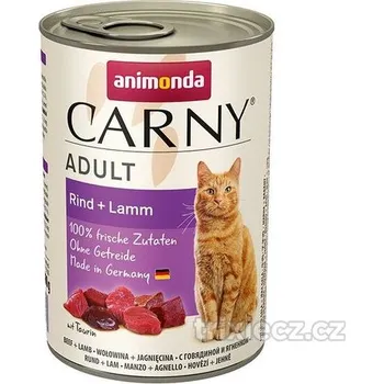 Krmivo pro kočku Carny Adult hovězí & jehněčí 400 g 1 kus