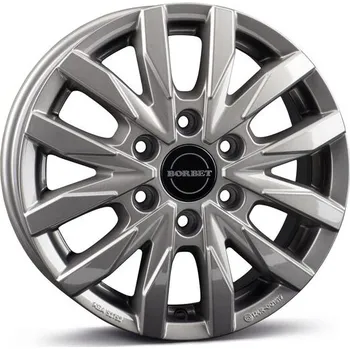 Alu kolo Alu disk Borbet CW 6 6.5x16, 6x130, 84.1, ET54 metal grey