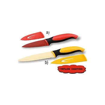 Nůž Teflon Coating ocel plátkovací 20,5, pouzdro