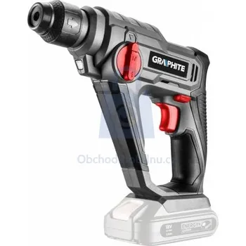 Kladivo s příklepem aku, SDS plus, Energy+ 18V, Li-lon, bez baterie, Graphite SDS-plus, 18V, Li-Ion / 0,8 J, balení 1 ks