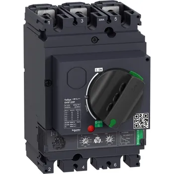 Jistič GV5P220F Motorový jistič 3P 100-220A 36kA, Schneider Electric