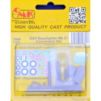 Plastikový model CMK 1/72 DAP Beaufighter Mk.21 Conversion set (AIRFIX)