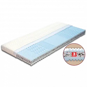 Matrace TAMARA - DŘEVOČAL, sendvičová matrace SilverGuard, 85 x 195 cm ATYPICKÝ ROZMĚR